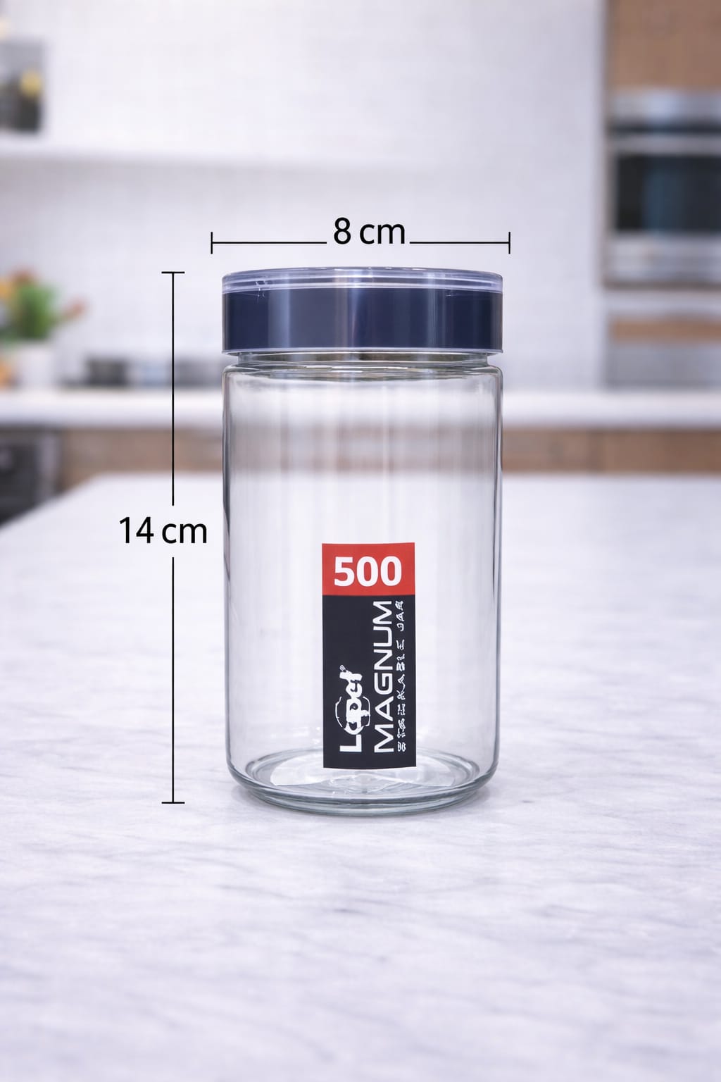 Lapet Magnum 500 ml Stackable Jar – Premium Airtight Lid for Everyday Freshness
